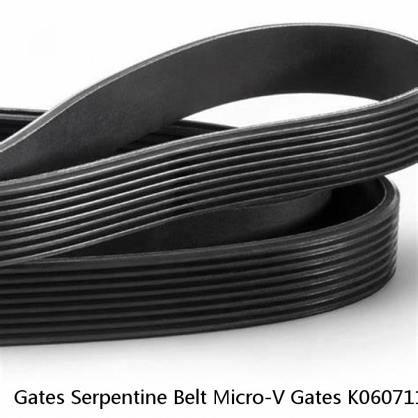Gates Serpentine Belt Micro-V Gates K060711 For Buick Chevy Oldsmobile #1 small image