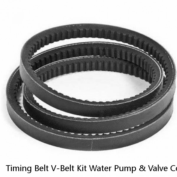 Timing Belt V-Belt Kit Water Pump & Valve Cover Gaskets Fits Hyundai Kia 3.5L V6 #1 small image