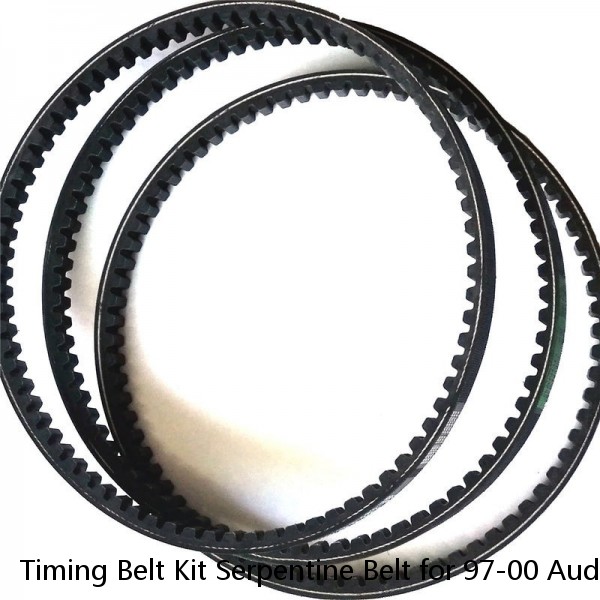 Timing Belt Kit Serpentine Belt for 97-00 Audi Volkswagen 1.8L L4 DOHC 20v #1 image