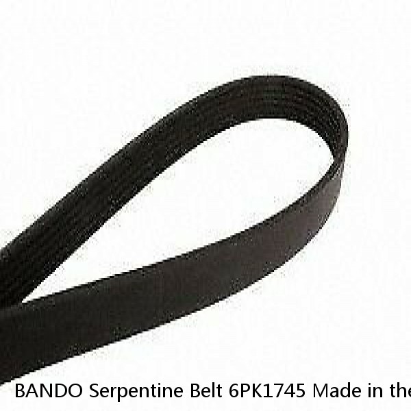 BANDO Serpentine Belt 6PK1745 Made in the USA OEM Quality #1 image