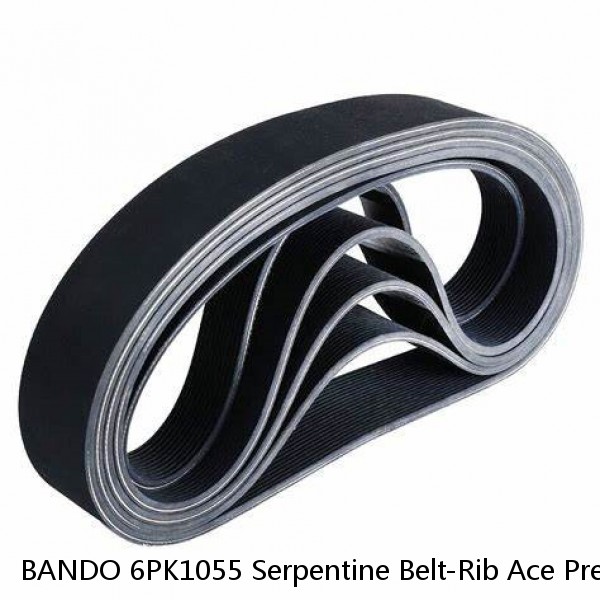 BANDO 6PK1055 Serpentine Belt-Rib Ace Precision Engineered V-Ribbed Belt  #1 image